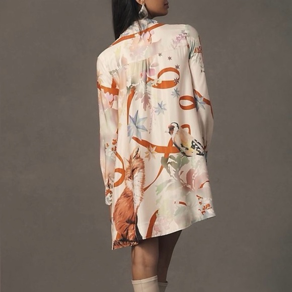 NWT MAEVE TIE-NECK MINI DRESS for Anthropologie - Picture 2 of 2